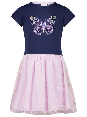 Topo Sukienka "Butterfly" w kolorze granatowo-fioletowym rozmiar: 140/146