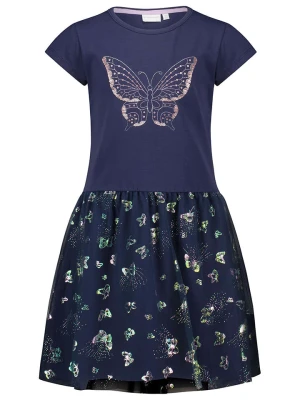 Topo Sukienka "Butterfly" w kolorze granatowym rozmiar: 98