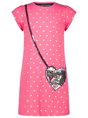 Topo Sukienka "Heart pocket" w kolorze różowym rozmiar: 104/110