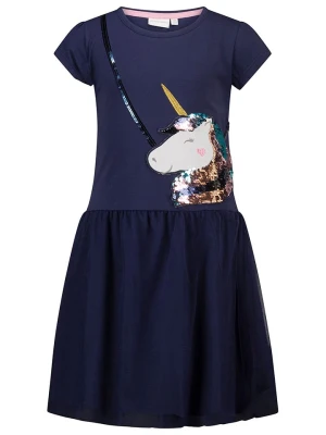 Topo Sukienka w kolorze granatowo-czarnym rozmiar: 128