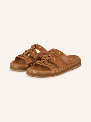 Toral Klapki Julieta Z Ćwiekami braun