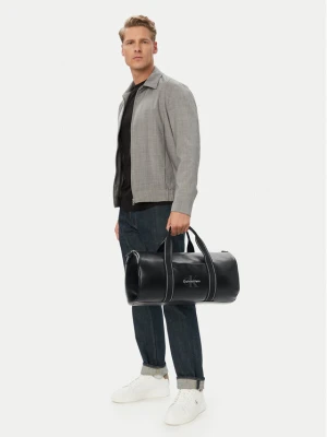 Torba Calvin Klein Bold Logo Webbing Weekender LV04D3461G Czarny