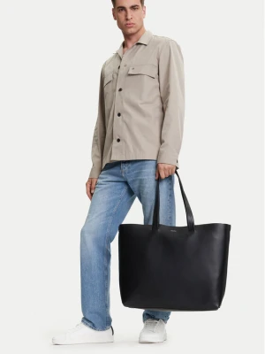 Torba Calvin Klein Ck Premium Leather E / W Tote Xl K50K512894 Czarny