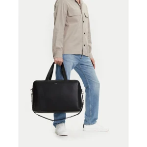 Torba Calvin Klein Ck Premium Leather Weekender K50K512931 Czarny
