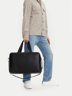 Torba Calvin Klein Ck Premium Leather Weekender K50K512931 Czarny