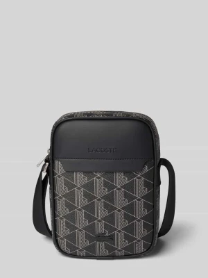 Torba camera bag ze wzorem z logo Lacoste