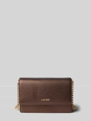 Torba crossbody w skórzanym wyglądzie Liu Jo Średniobrązowy