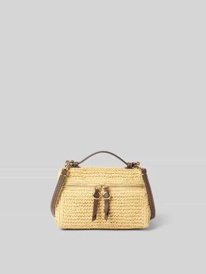 Torba crossbody z łyka Tory Burch Beżowy