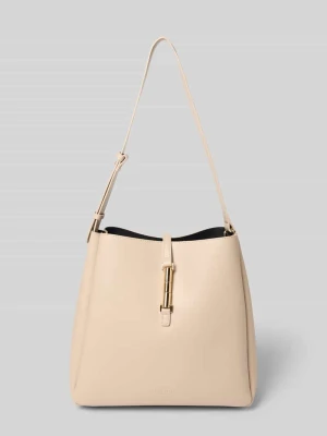 Torba crossbody z materiał skóropodobny model 'LOVIISA' Seidenfelt Kamienny