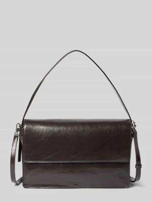 Torba crossbody z naturalnej skóry model 'Audrey' Liebeskind Ciemnobrązowy