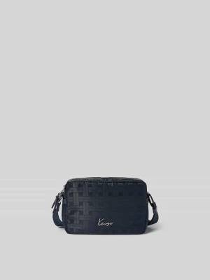 Torba crossbody z zapinanym na zamek błyskawiczny dookoła Kenzo Ciemnoniebieski