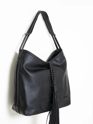torba damska shopperka w stylu boho czarna jj574064 906 Big Star