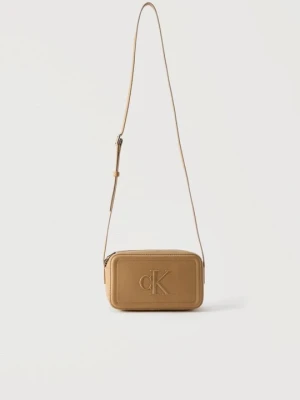 Torba do noszenia na skos Calvin Klein beżowy
