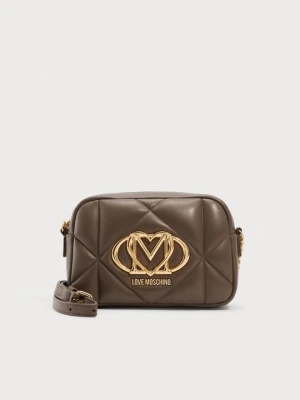 Torba do noszenia na skos LOVE MOSCHINO brązowy