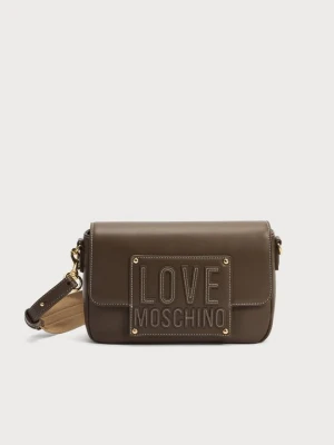 Torba do noszenia na skos LOVE MOSCHINO brązowy
