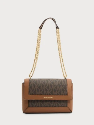 Torba do noszenia na skos Michael Kors ciemnobrązowy melanż