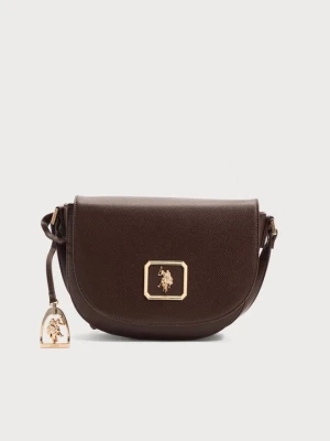 Torba do noszenia na skos U.S. POLO ASSN. ciemnobrązowy