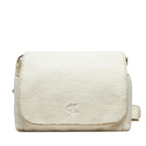 Torba do przewijania Calvin Klein Jeans Teddy Messenger IU0IU00660 Écru