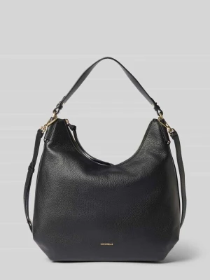 Torba hobo z detalem z logo model ‘REBEKKA’ Coccinelle
