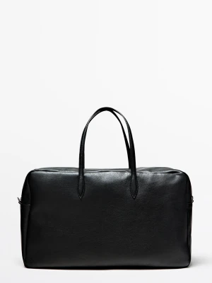 Podróżna Torba Xl Ze Skóry Nappa - Czarny - Massimo Dutti - Female