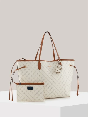 Torba maxi shopper Cortina Lara w kolorze taupe Joop