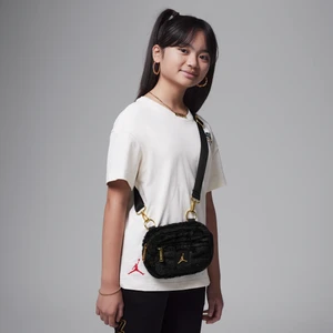 Torba na aparat ze sztucznego futra dla dużych dzieci Jordan (1 l) - Czerń