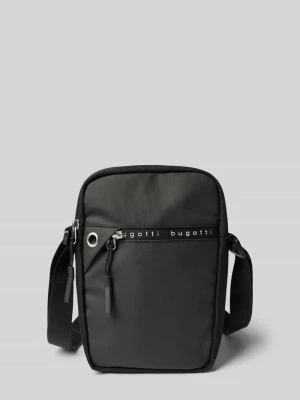 Torba na długim pasku z nadrukiem z logo model ‘Blanc’ Bugatti