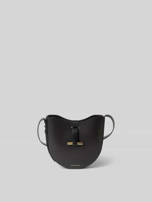 Torba na długim pasku z nadrukiem z logo Victoria Beckham Czarny