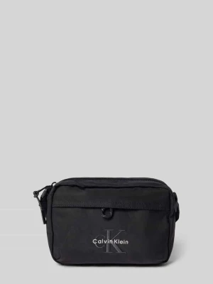 Torba crossbody z Wyhaftowane logo CK Calvin Klein