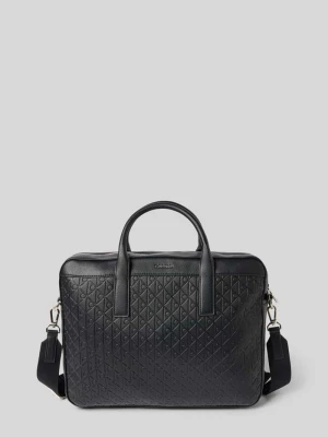 Torba na laptop z aplikacją z logo model ‘Emboss’ CK Calvin Klein