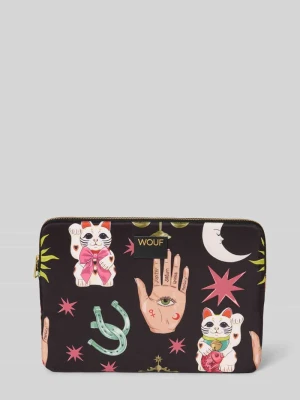 Torba na laptop z detalem z logo model ‘Fortuna’ WOUF