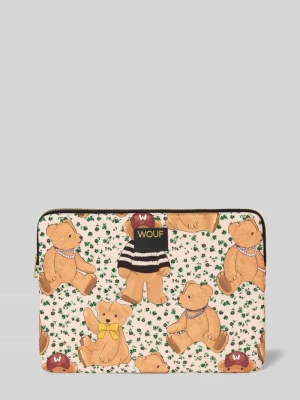 Torba na laptop z detalem z logo WOUF