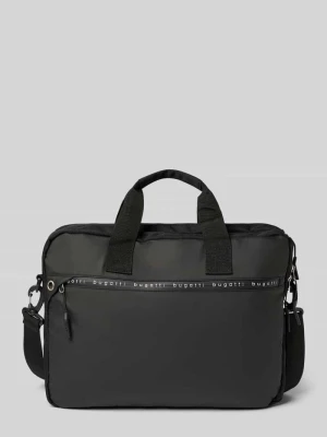 Torba na laptop z nadrukiem z logo model ‘Blanc’ Bugatti