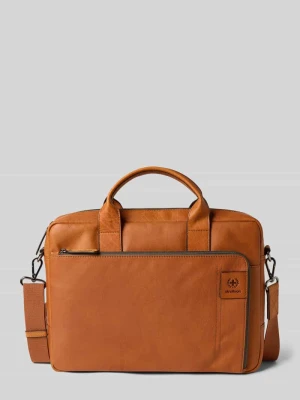 Torba na laptop z naturalnej skóry bydlęcej model ‘HYDE PARK BRIEFBAG’ Strellson