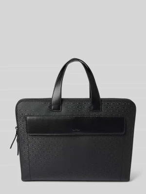 Torba na laptop z uchwytami model ‘SLEEK’ CK Calvin Klein