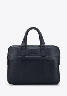 Torba na laptopa 13” skórzana dwukomorowa Wittchen