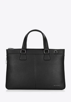 Torba na laptopa 14,5” z imitacji skóry czarna Wittchen