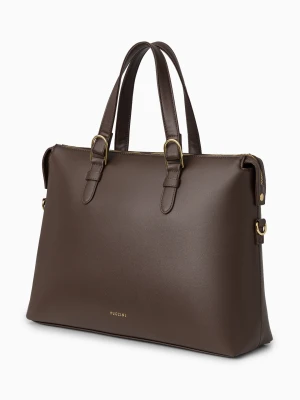 Torba na laptopa 15, 6 cali damska brązowa Puccini