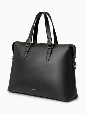 Torba na laptopa 15, 6 cali damska czarna Puccini