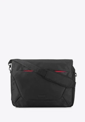 Torba na laptopa 15,6 z kolorowym suwakiem czarna Wittchen