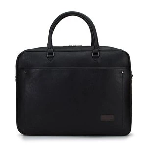 Zdjęcie produktu Torba na laptopa 15,6” z obszytą kieszenią czarna Wittchen