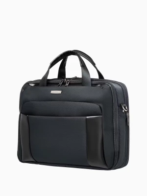 Torba na laptopa 15 cali z poszerzeniem czarna Puccini