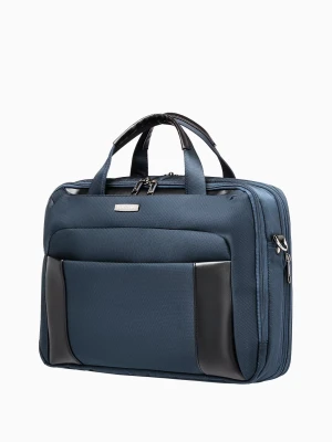 Torba na laptopa 15 cali z poszerzeniem granatowa Puccini