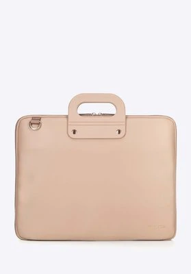 Torba na laptopa 15” z imitacji skóry beżowa Wittchen