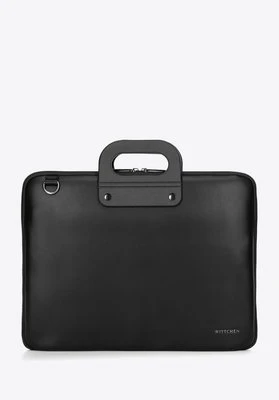 Torba na laptopa 15” z imitacji skóry czarna Wittchen