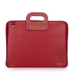 Torba na laptopa 15” z imitacji skóry czerwona Wittchen