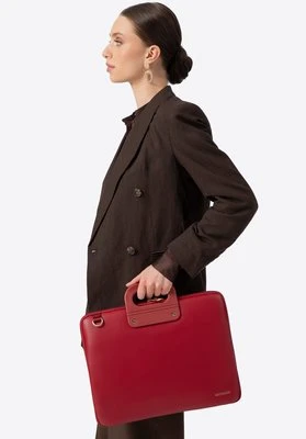 Torba na laptopa 15” z imitacji skóry czerwona Wittchen