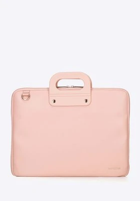 Torba na laptopa 15” z imitacji skóry różowa Wittchen