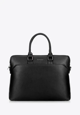 Torba na laptopa 16” z imitacji skóry czarna Wittchen