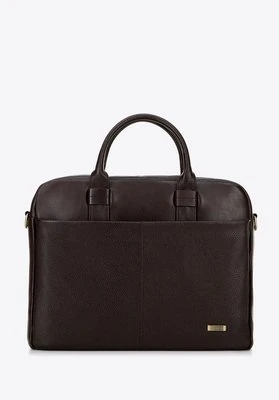 Torba na laptopa 16" ze skóry ciemny brąz Wittchen